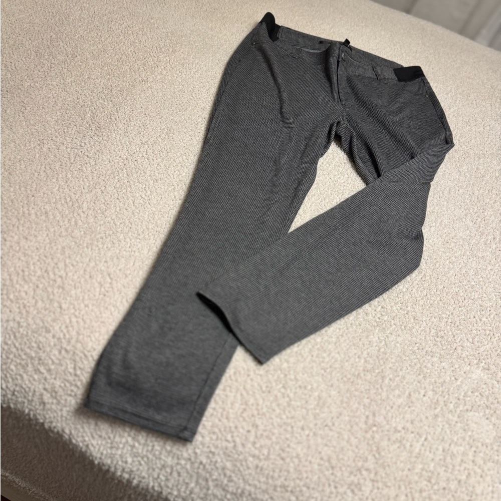Slim Straight Gray Pants